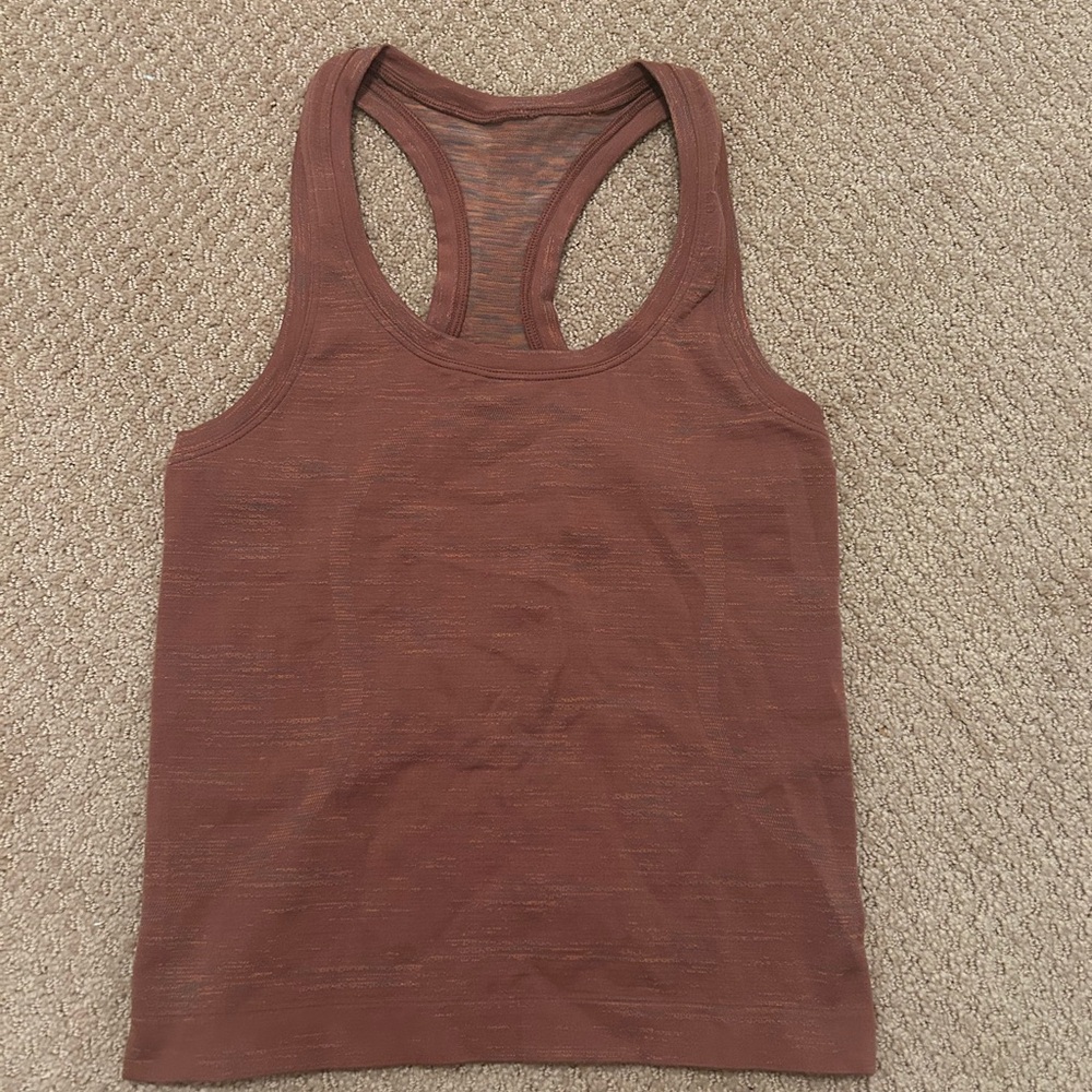 Lululemon Small Swiftly Tech Brown Tank Top